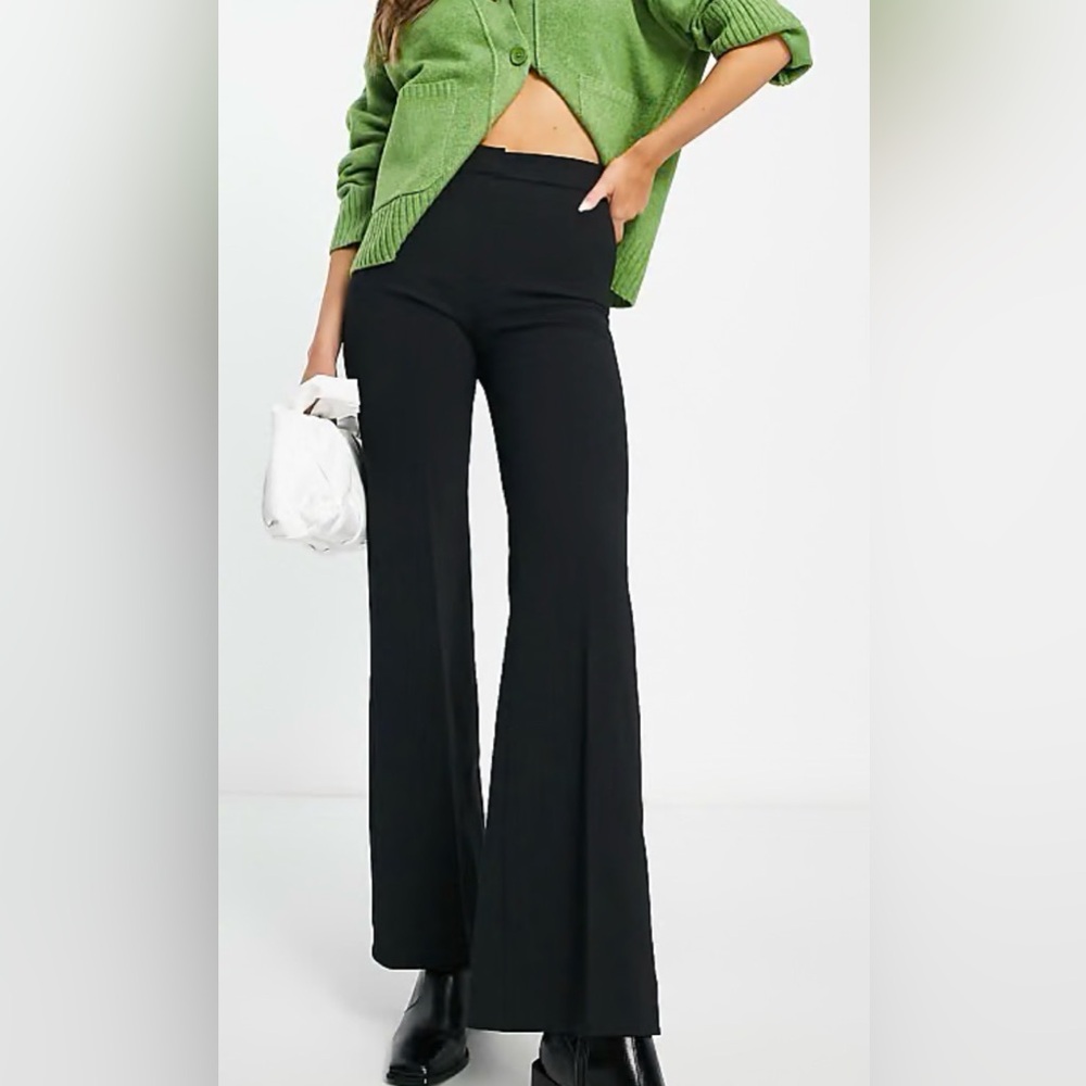 🌺STOCKHOLM ATELIER & OTHER STORIES BLACK HIGH WAISTED FLARE PANTS🌺